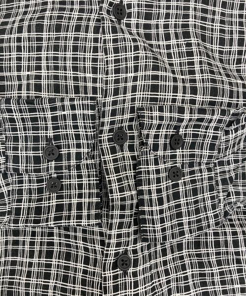 BOTTEGA VENETA（ボッテガベネタ）BOTTEGA VENETA (ボッテガベネタ) チェックシャツ グレー サイズ:39の古着・服飾アイテム