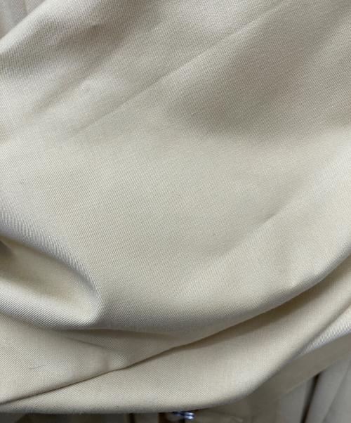 LE CIEL BLEU（ルシェルブルー）LE CIEL BLEU (ルシェルブルー) Detatchable Sleeve Dress イエロー サイズ:36の古着・服飾アイテム