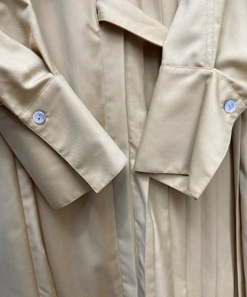 LE CIEL BLEU（ルシェルブルー）LE CIEL BLEU (ルシェルブルー) Detatchable Sleeve Dress イエロー サイズ:36の古着・服飾アイテム