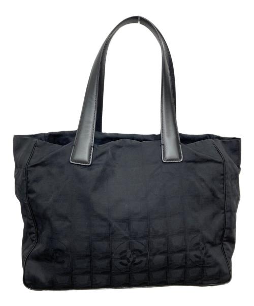 CHANEL（シャネル）CHANEL (シャネル) ニュートラベルトートバッグ ブラックの古着・服飾アイテム
