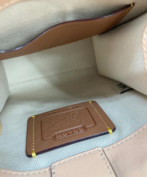 COACH（コーチ）COACH (コーチ) ミニ カシン 2WAYショルダーバッグ ピンクの古着・服飾アイテム