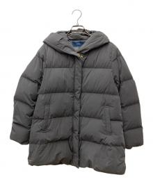 SHIPS（シップス）の古着「ショールカラー ミディ ダウン」｜グレー