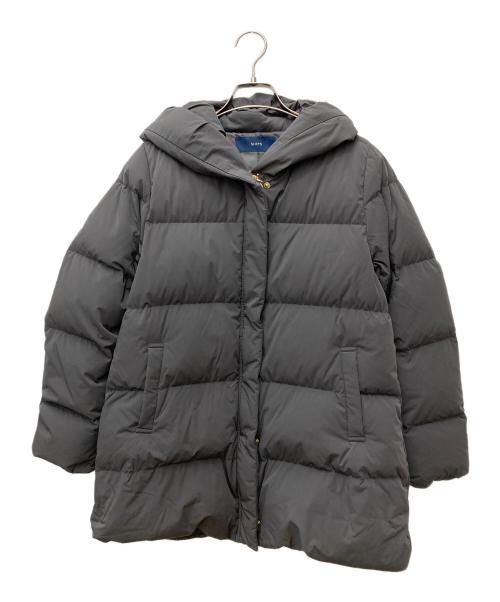 SHIPS（シップス）SHIPS (シップス) ショールカラー ミディ ダウン グレー サイズ:Mの古着・服飾アイテム