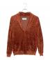 Martin Margiela 6（マルタンマルジェラ 6）の古着「ベロアカーディガン」｜ブラウン