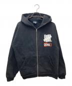UNDEFEATED×FORMULA 1 LAS VEGAS GRAND PERIXアンディフィーテッド）の古着「ジップパーカー」｜ブラック