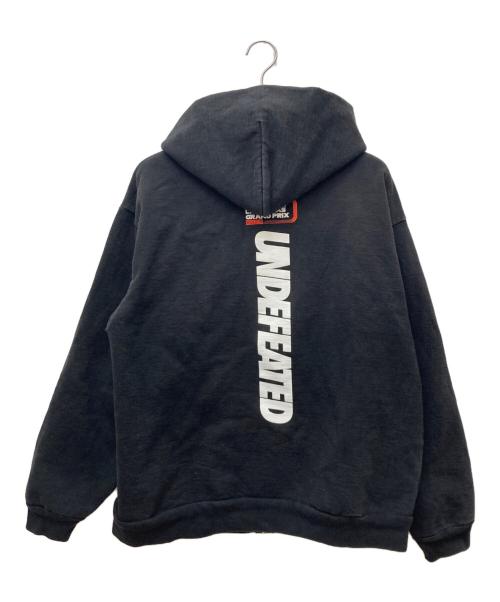 UNDEFEATED（アンディフィーテッド）UNDEFEATED (アンディフィーテッド) FORMULA 1 LAS VEGAS GRAND PERIX ジップパーカー ブラック サイズ:Lの古着・服飾アイテム
