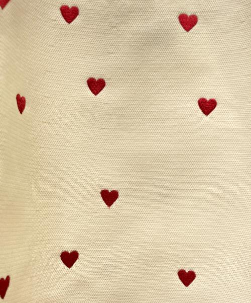 JENNE（ジェンヌ）JENNE (ジェンヌ) ハート刺繍ニットスカート ベージュ サイズ:Sの古着・服飾アイテム