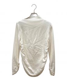 BEIGE（ベイジ）の古着「GINETTE / シャーリングブラウス」｜アイボリー