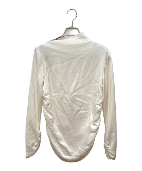 BEIGE（ベイジ）BEIGE (ベイジ) GINETTE / シャーリングブラウス アイボリー サイズ:2の古着・服飾アイテム