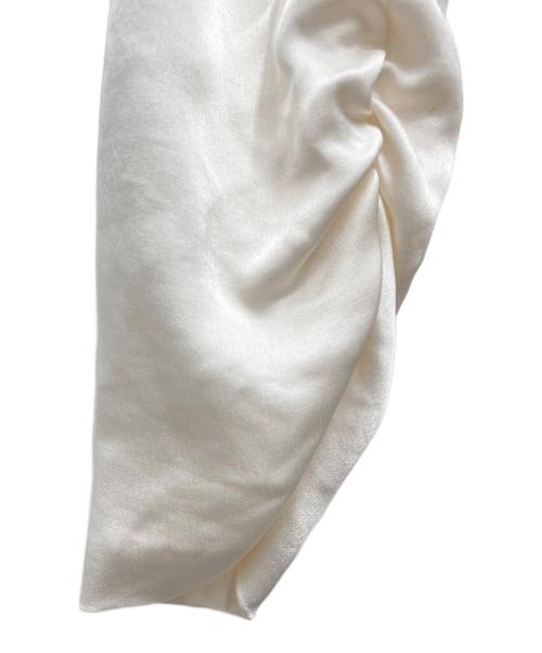 BEIGE（ベイジ）BEIGE (ベイジ) GINETTE / シャーリングブラウス アイボリー サイズ:2の古着・服飾アイテム