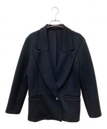 JENNE（ジェンヌ）の古着「日本製着痩せストレッチカットジャケット」｜ブラック
