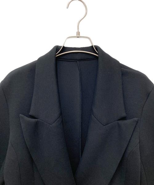 JENNE（ジェンヌ）JENNE (ジェンヌ) 日本製着痩せストレッチカットジャケット ブラック サイズ:Mの古着・服飾アイテム