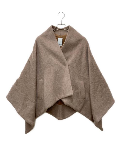 JENNE（ジェンヌ）JENNE (ジェンヌ) 上質モヘヤケープコート ブラウン サイズ:FREEの古着・服飾アイテム