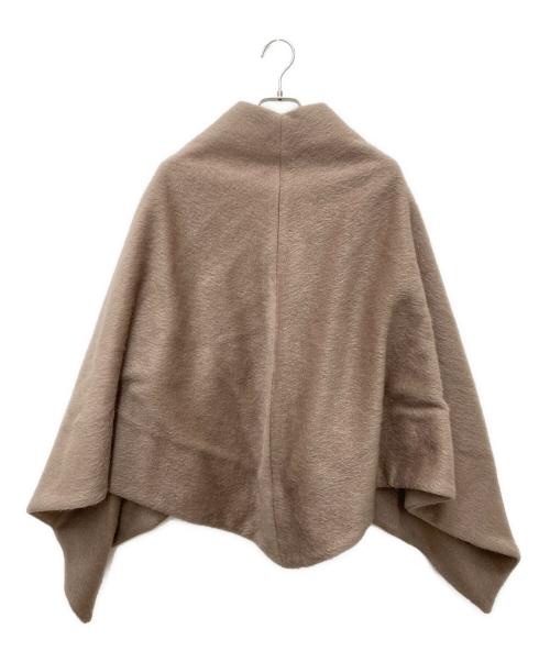 JENNE（ジェンヌ）JENNE (ジェンヌ) 上質モヘヤケープコート ブラウン サイズ:FREEの古着・服飾アイテム