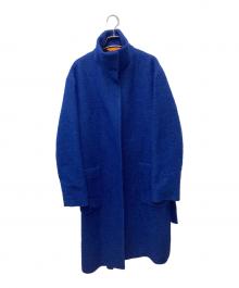 BOSS（ボス）の古着「ハイネックコート　C caylon Coat」｜ブルー