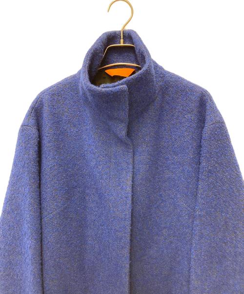 BOSS（ボス）BOSS (ボス) ハイネックコート　C caylon Coat ブルー サイズ:36の古着・服飾アイテム