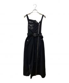 Ameri VINTAGE（アメリヴィンテージ）の古着「RIDERS SALOPETTE」｜ブラック