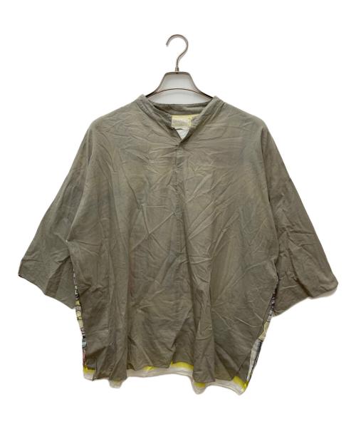 mii（ミー）mii (ミー) ショートスリーブシャツ グレー サイズ:Sの古着・服飾アイテム