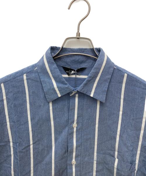 UNUSED（アンユーズド）UNUSED (アンユーズド) コットンシルクシャツ ブルー サイズ:2の古着・服飾アイテム