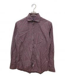 DSQUARED（ディースクエアード）の古着「チェックシャツ」｜ネイビー×レッド
