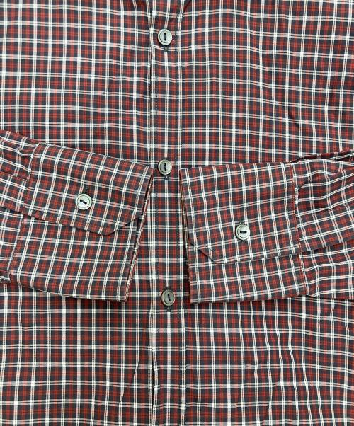 DSQUARED（ディースクエアード）DSQUARED (ディースクエアード) チェックシャツ ネイビー×レッド サイズ:48の古着・服飾アイテム
