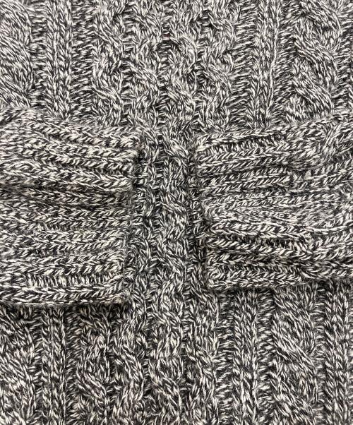 JELADO（ジェラード）JELADO (ジェラード) ケーブルニット グレー サイズ:Lの古着・服飾アイテム