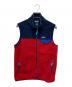 Patagonia（パタゴニア）の古着「シンチラフリースベスト」｜レッド×ネイビー
