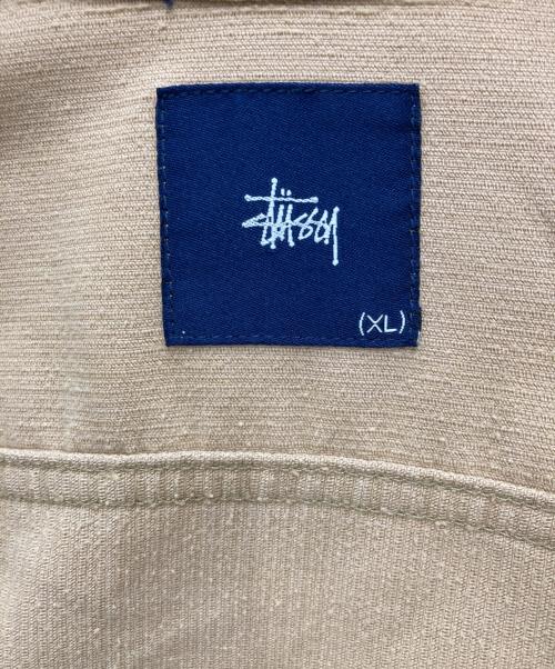 stussy（ステューシー）stussy (ステューシー) コーデュロイワークジャケット ベージュ サイズ:XLの古着・服飾アイテム