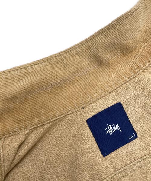 stussy（ステューシー）stussy (ステューシー) コーデュロイワークジャケット ベージュ サイズ:XLの古着・服飾アイテム