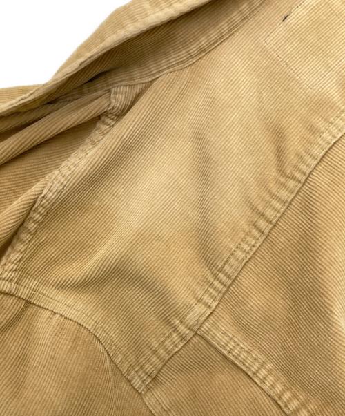 stussy（ステューシー）stussy (ステューシー) コーデュロイワークジャケット ベージュ サイズ:XLの古着・服飾アイテム