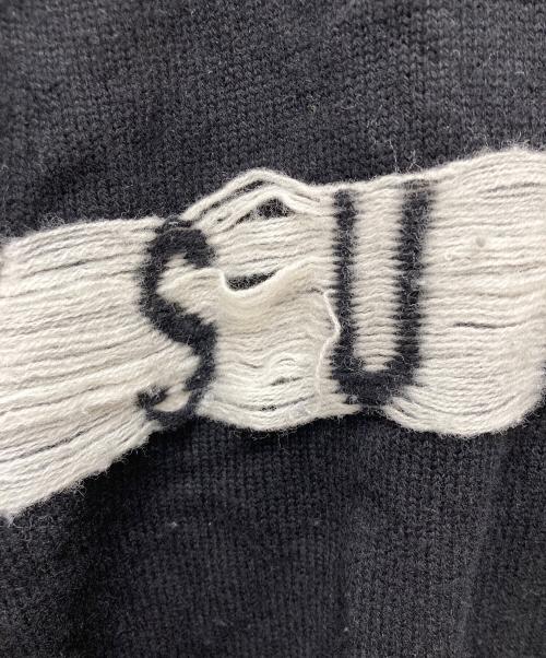 SUPREME（シュプリーム）SUPREME (シュプリーム) Inside Out Logo Sweater ブラック サイズ:Mの古着・服飾アイテム