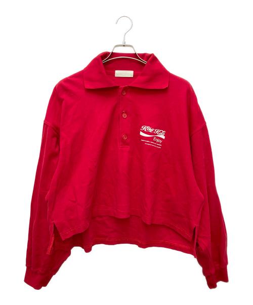 NEON SIGN（ネオンサイン）NEON SIGN (ネオンサイン) ポロシャツ レッド サイズ:44の古着・服飾アイテム