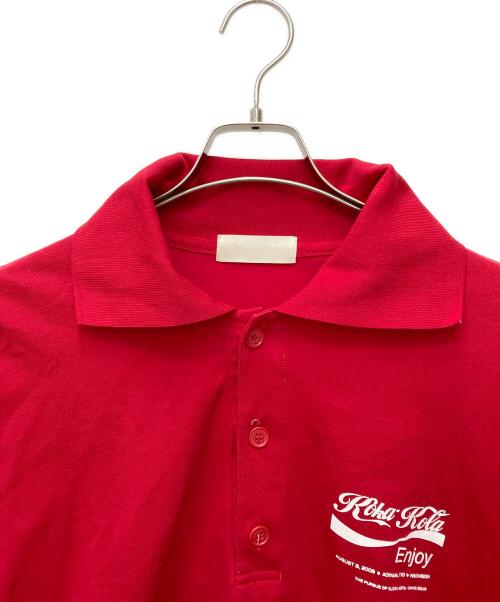 NEON SIGN（ネオンサイン）NEON SIGN (ネオンサイン) ポロシャツ レッド サイズ:44の古着・服飾アイテム
