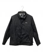 stussyステューシー）の古着「コーチジャケット」｜ブラック