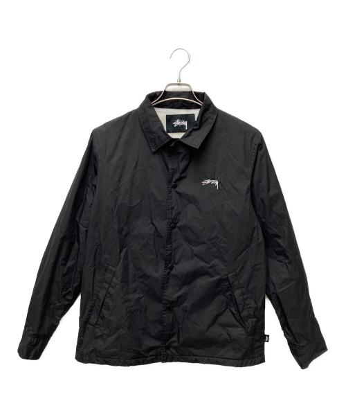 stussy（ステューシー）stussy (ステューシー) コーチジャケット ブラック サイズ:SMALLの古着・服飾アイテム
