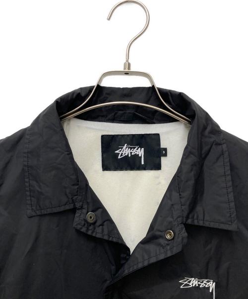 stussy（ステューシー）stussy (ステューシー) コーチジャケット ブラック サイズ:SMALLの古着・服飾アイテム