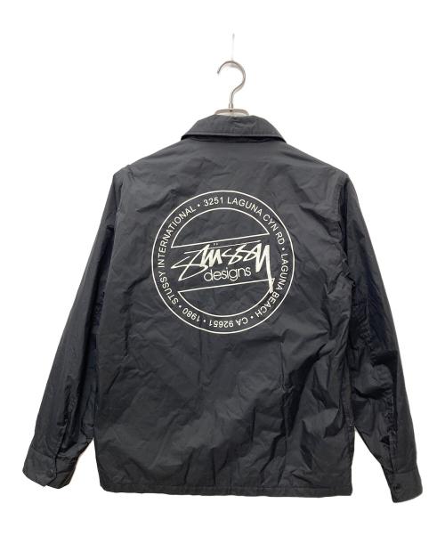 stussy（ステューシー）stussy (ステューシー) コーチジャケット ブラック サイズ:SMALLの古着・服飾アイテム