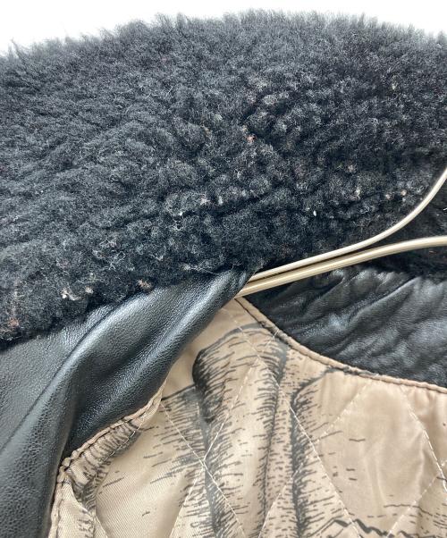 USED（ユーズド）USED (ユーズド) A2タイプレザージャケット ブラック サイズ:表記なしの古着・服飾アイテム