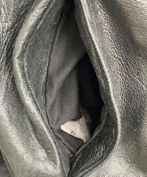 USED（ユーズド）USED (ユーズド) A2タイプレザージャケット ブラック サイズ:表記なしの古着・服飾アイテム