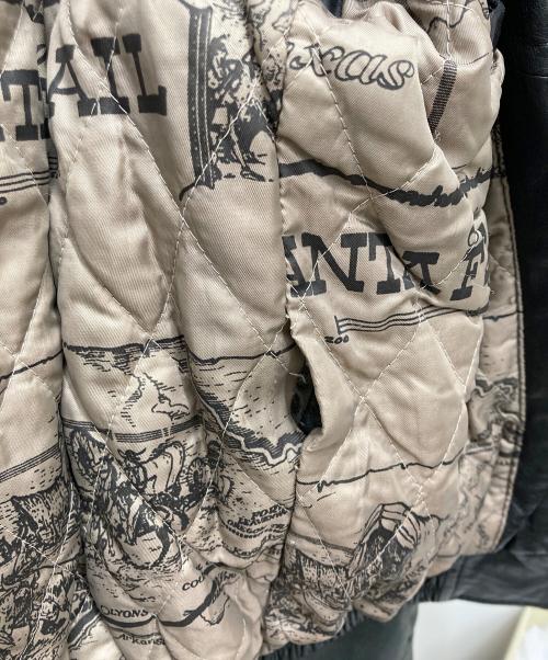 USED（ユーズド）USED (ユーズド) A2タイプレザージャケット ブラック サイズ:表記なしの古着・服飾アイテム