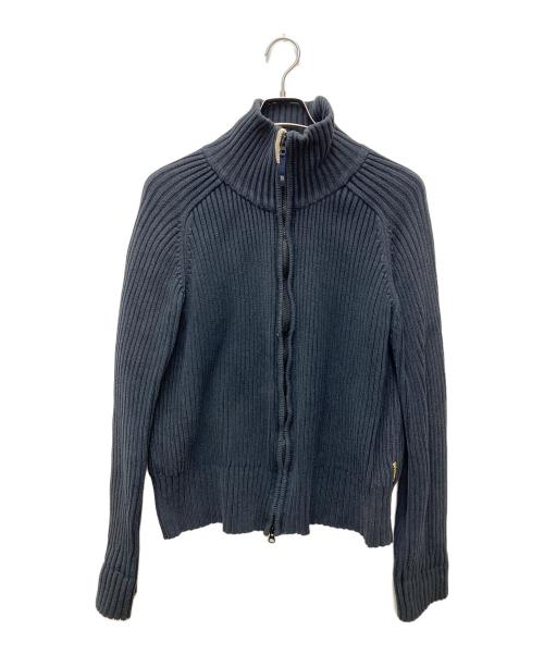 ARMANI JEANS（アルマーニジーンズ）ARMANI JEANS (アルマーニジーンズ) ドライバーズニット ブラック サイズ:XLの古着・服飾アイテム