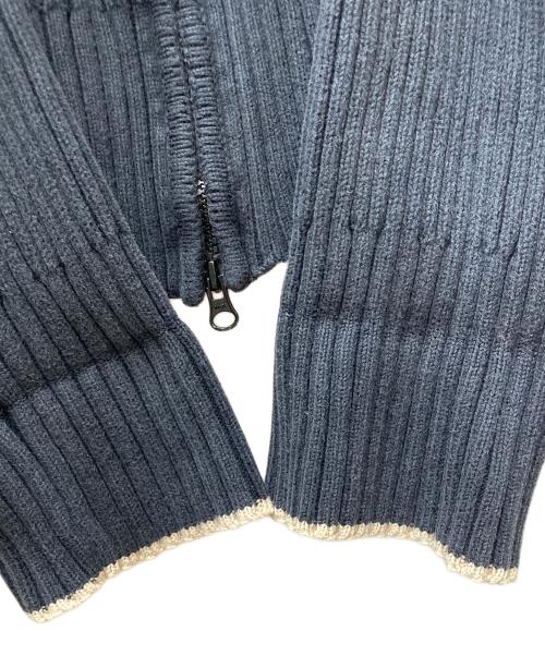 ARMANI JEANS（アルマーニジーンズ）ARMANI JEANS (アルマーニジーンズ) ドライバーズニット ブラック サイズ:XLの古着・服飾アイテム