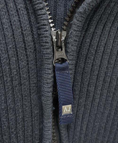 ARMANI JEANS（アルマーニジーンズ）ARMANI JEANS (アルマーニジーンズ) ドライバーズニット ブラック サイズ:XLの古着・服飾アイテム