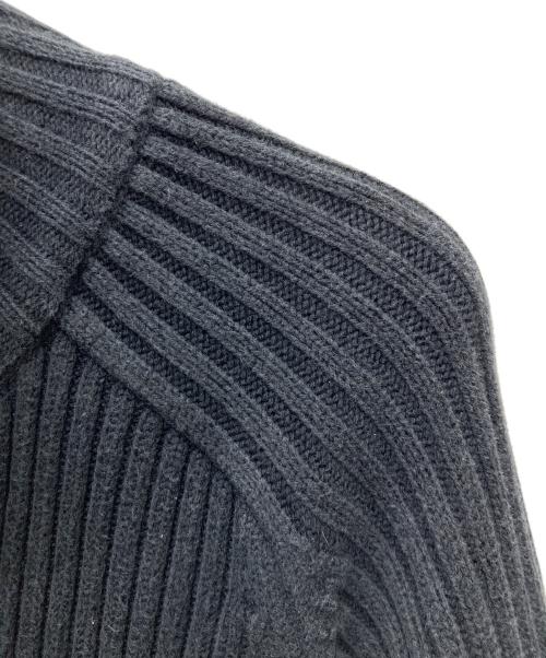 ARMANI JEANS（アルマーニジーンズ）ARMANI JEANS (アルマーニジーンズ) ドライバーズニット ブラック サイズ:XLの古着・服飾アイテム