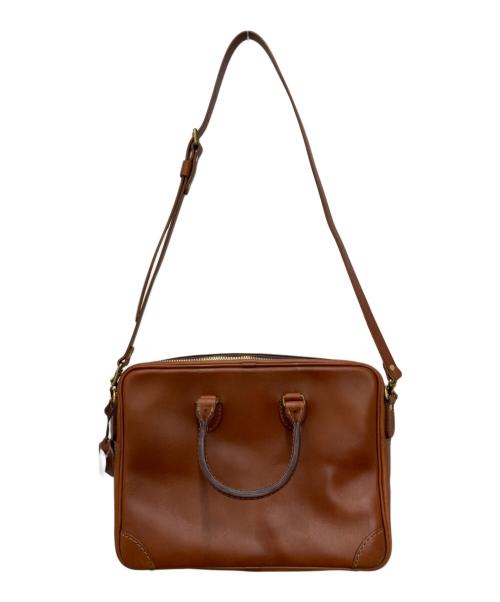 Herz（ヘルツ）Herz (ヘルツ) 2WAYビジネスバッグ ブラウンの古着・服飾アイテム