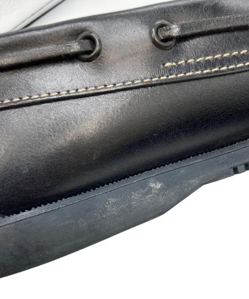 PARABOOT（パラブーツ）PARABOOT (パラブーツ) デッキシューズ ブラック サイズ:61/2の古着・服飾アイテム