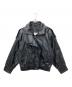 ZARA（ザラ）の古着「フェイクレザージャケット」｜ブラック