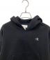 Calvin Klein Jeans (カルバンクラインジーンズ) パーカー　アーカイブロゴフリースプルオーバー ブラック サイズ:S：5000円