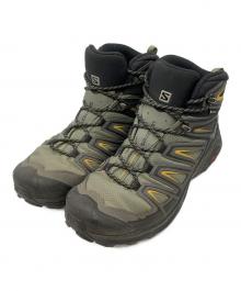 SALOMON（サロモン）の古着「トレッキングシューズ　401295」｜オリーブ