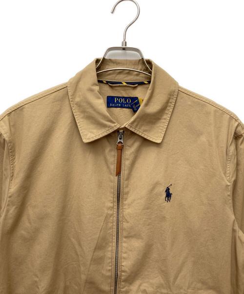 POLO RALPH LAUREN（ポロ・ラルフローレン）POLO RALPH LAUREN (ポロ・ラルフローレン) Bayport Cotton Jacket スイングトップ ベージュ サイズ:XS 未使用品の古着・服飾アイテム
